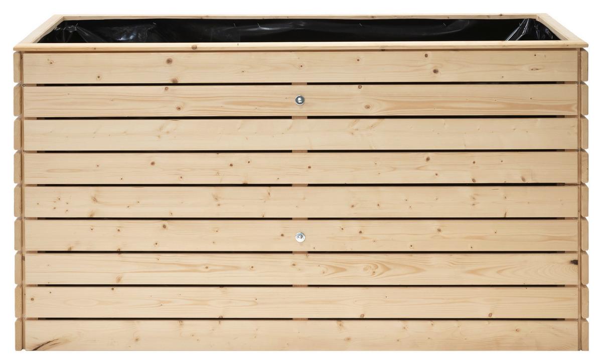 Hochbeet Holz Hochbeet Fichte XL - Fichtefarben, Basics, Holz (70/90/170cm)