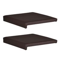 Bankkissen Braun L: 40 cm - Basics (40/35/38/5/8cm)