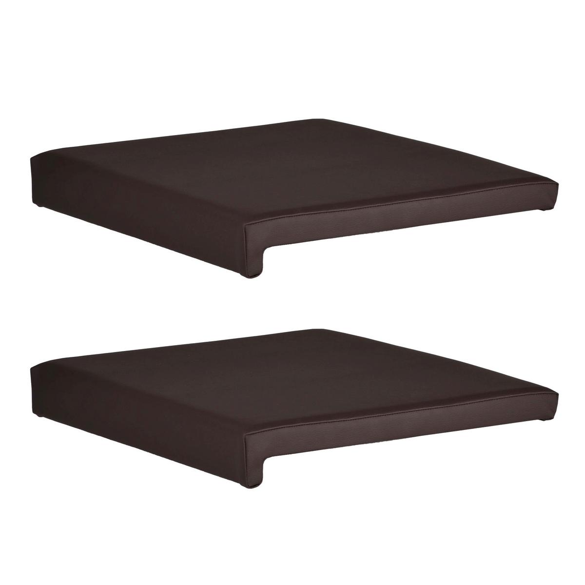 Bankkissen Braun L: 40 cm - Basics (40/35/38/5/8cm)