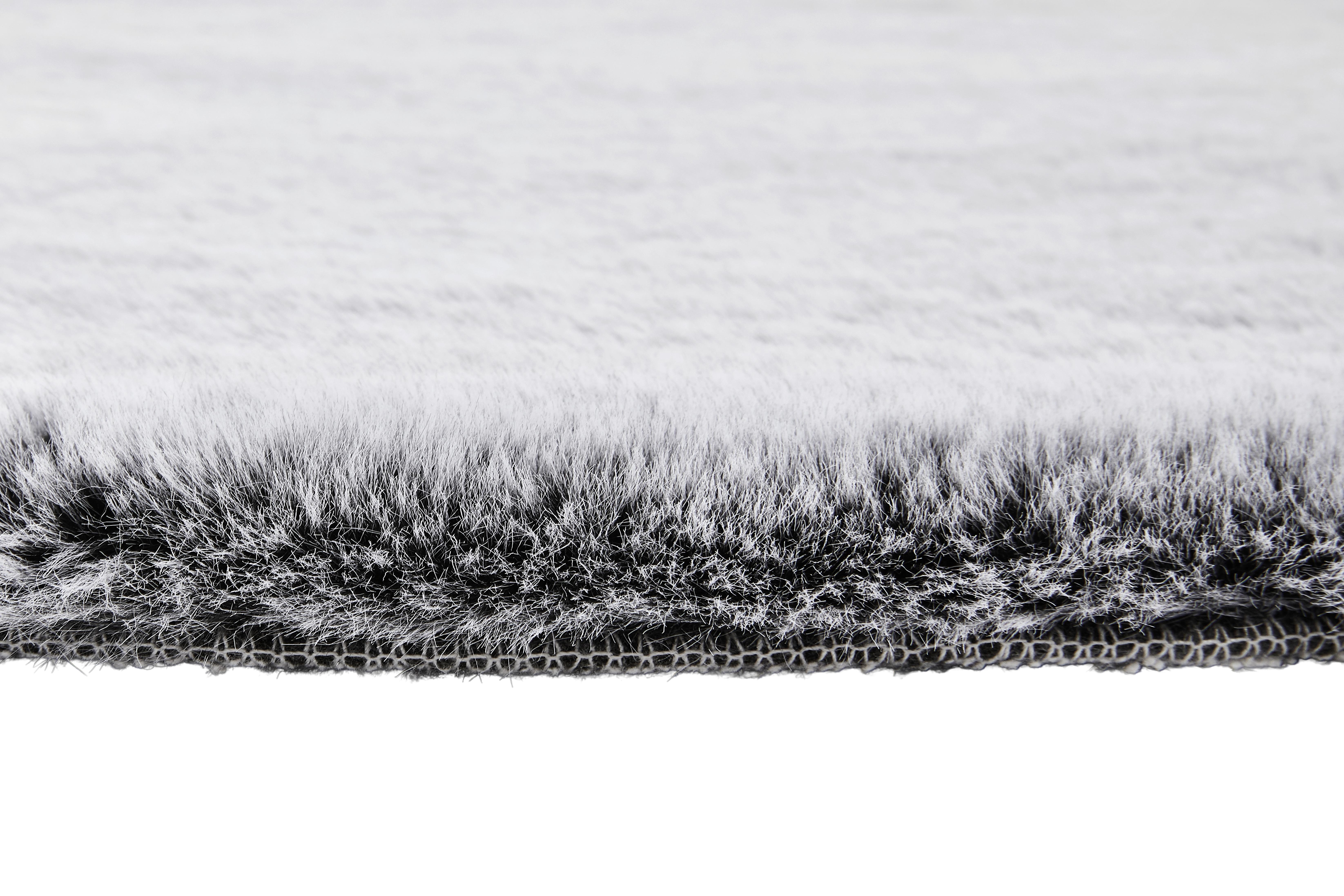 Szörme Szőnyeg Leni Átmérő Kb. 80cm - sötétszürke/szürke, Modern, textil (80cm) - Luca Bessoni