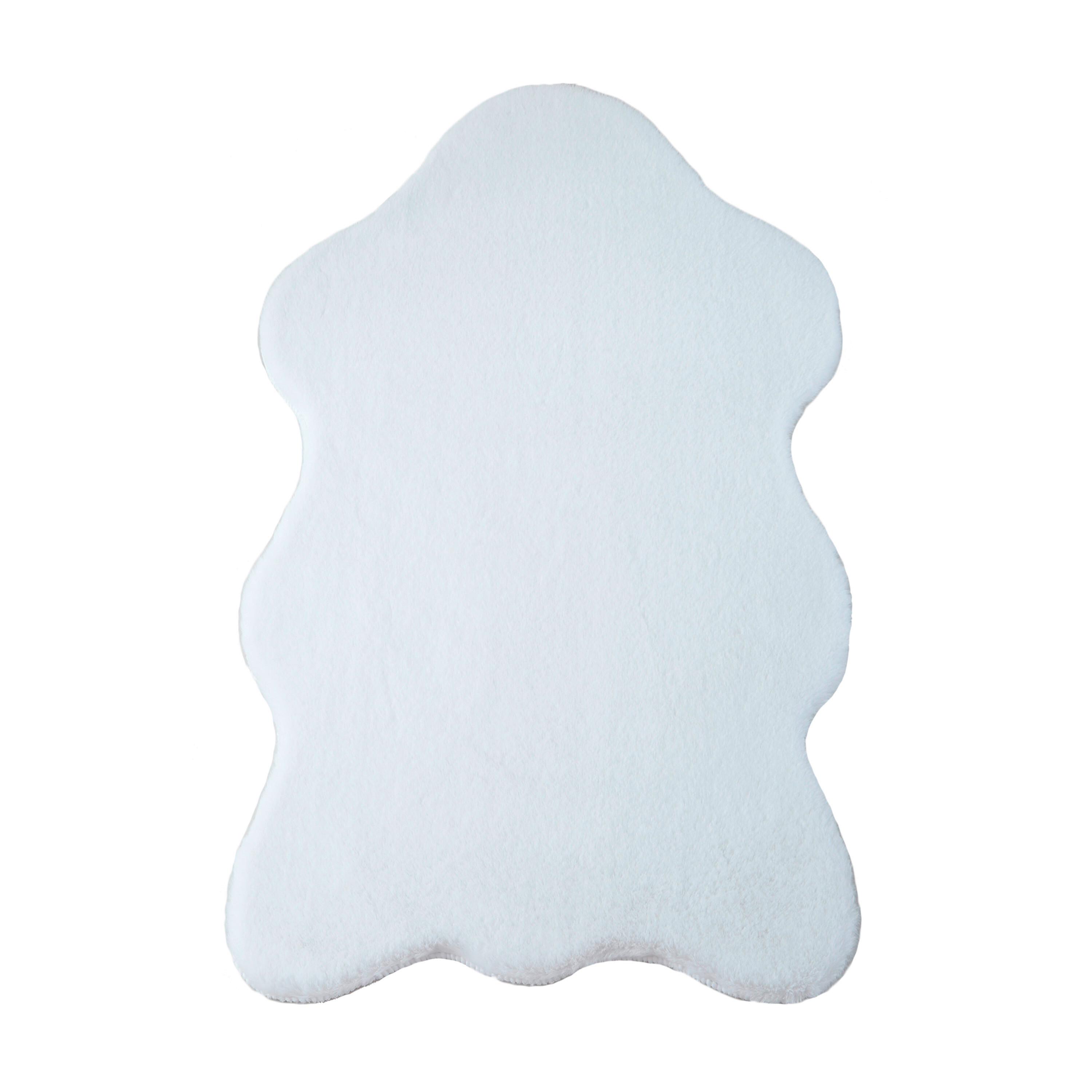 Kinderteppich Caty 60 X 90 5308 White - Weiß, Basics, Textil (60/90cm) - Ben'n'jen