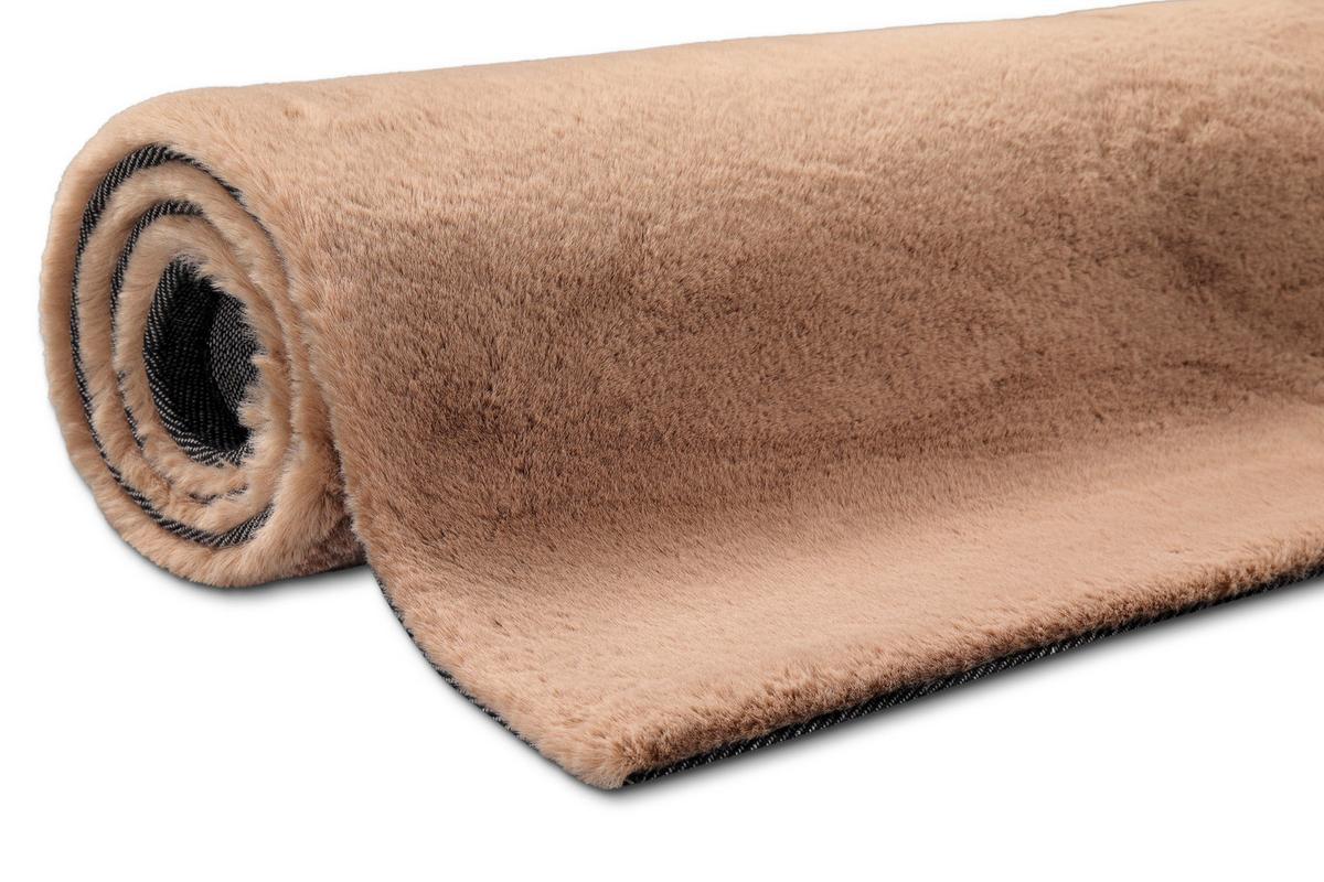 Hochflorteppich Alice Altrosa 70x140 Cm - Altrosa, KONVENTIONELL, Textil (70/140cm) - Esprit