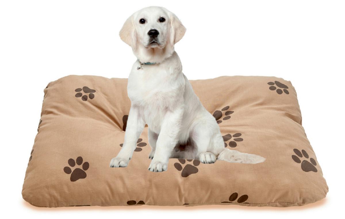 Haustierkissen Sissi 100x70 cm Braun/Grau/Schwarz - Schwarz/Braun, KONVENTIONELL, Textil (70/100cm) - Ondega