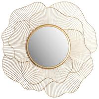 WANDSPIEGEL Goldfarben B: 77 cm - Goldfarben, Design, Glas/Metall (77/77/2,5cm) - MID.YOU