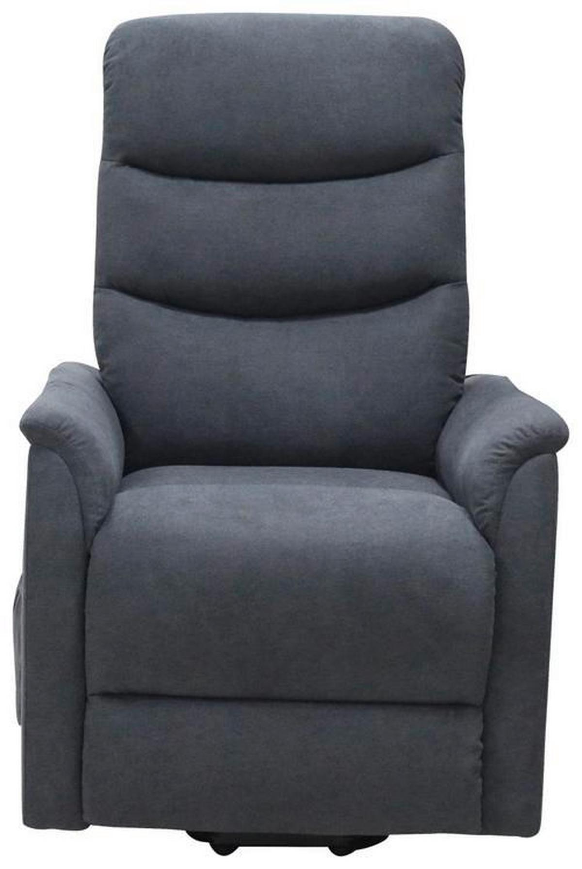 Tv-fotel Aston - sötétszürke, Modern, textil/fém (72,5/110,5/92,5cm) - Ondega
