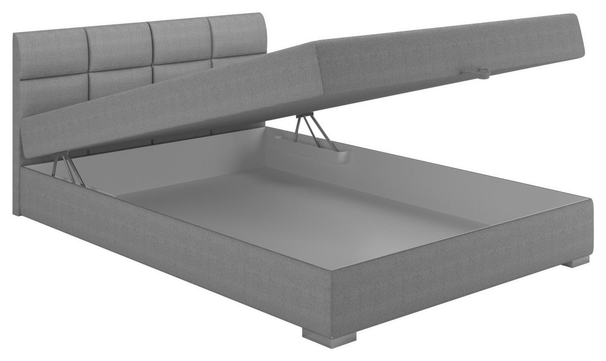 Kárpitozott Ágy Grand 140/200 Cm - Basics, faalapú anyag (140/200cm)