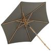 Sonnenschirm Corypho - Grau, KONVENTIONELL (250/232cm) - Gardenson