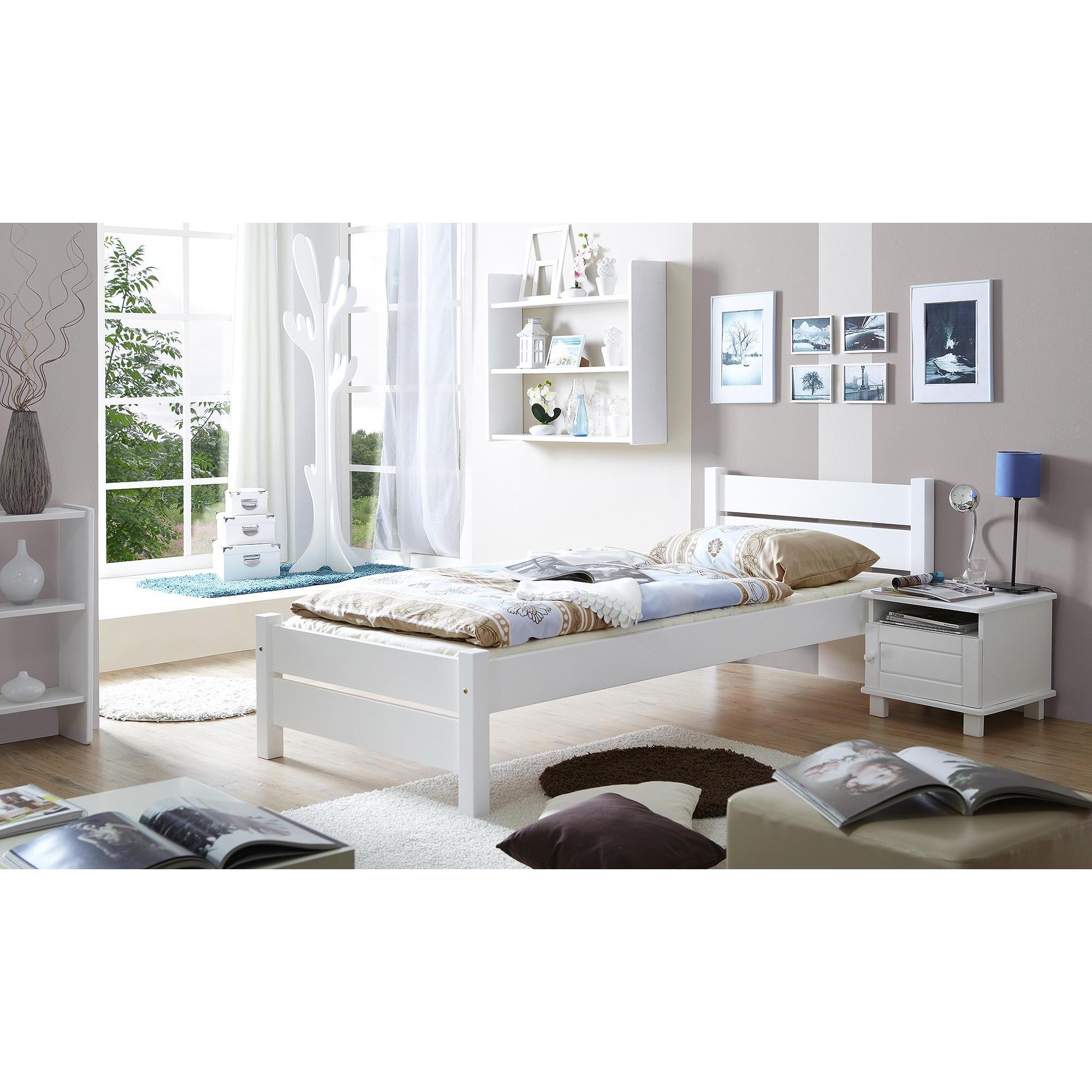 Kinder- und Jugendbett aus massivem Kiefernholz