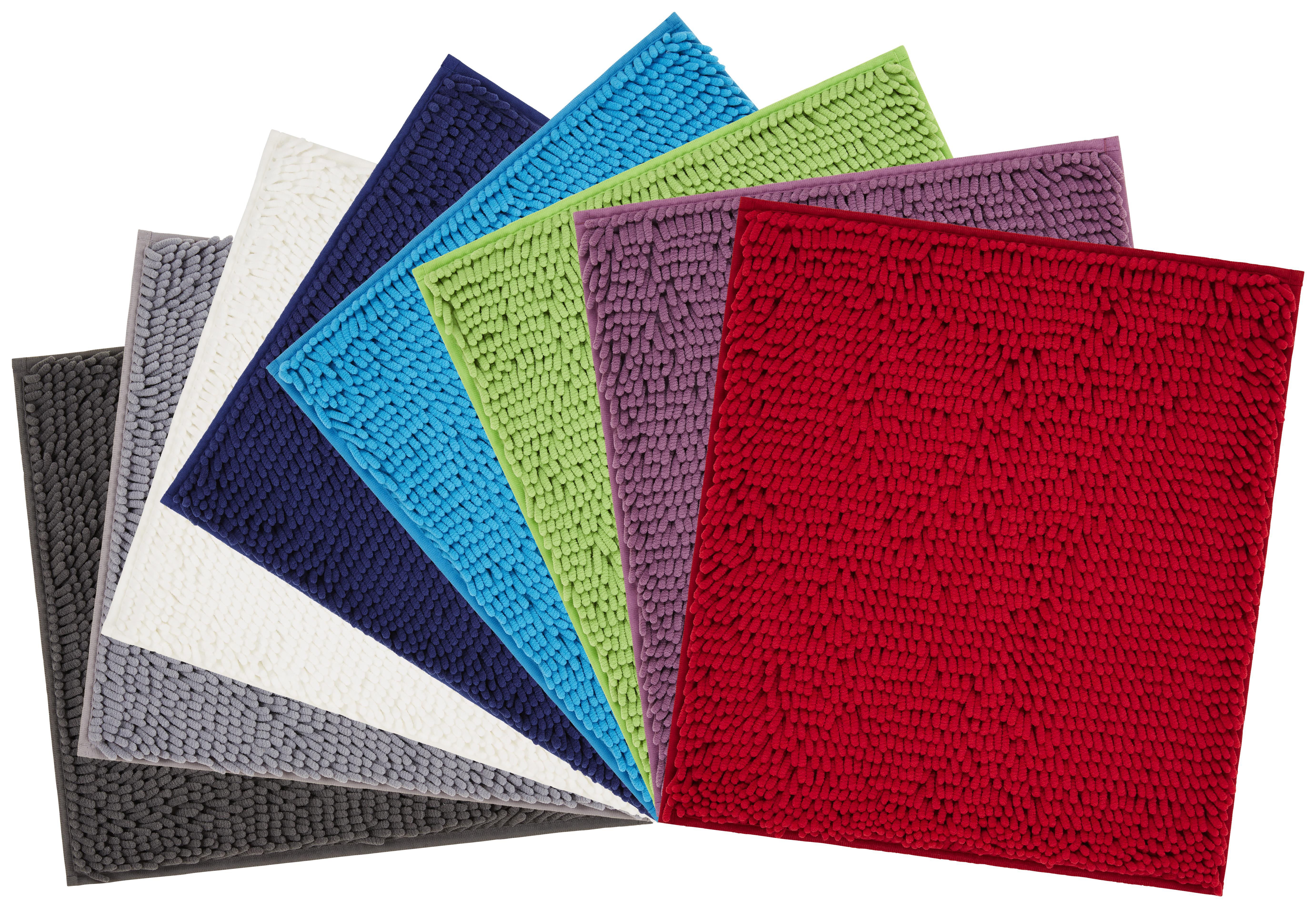 Fürdőszobaszőnyeg Liliane - Ezüst, konvencionális, Textil (60/90cm) - Ombra