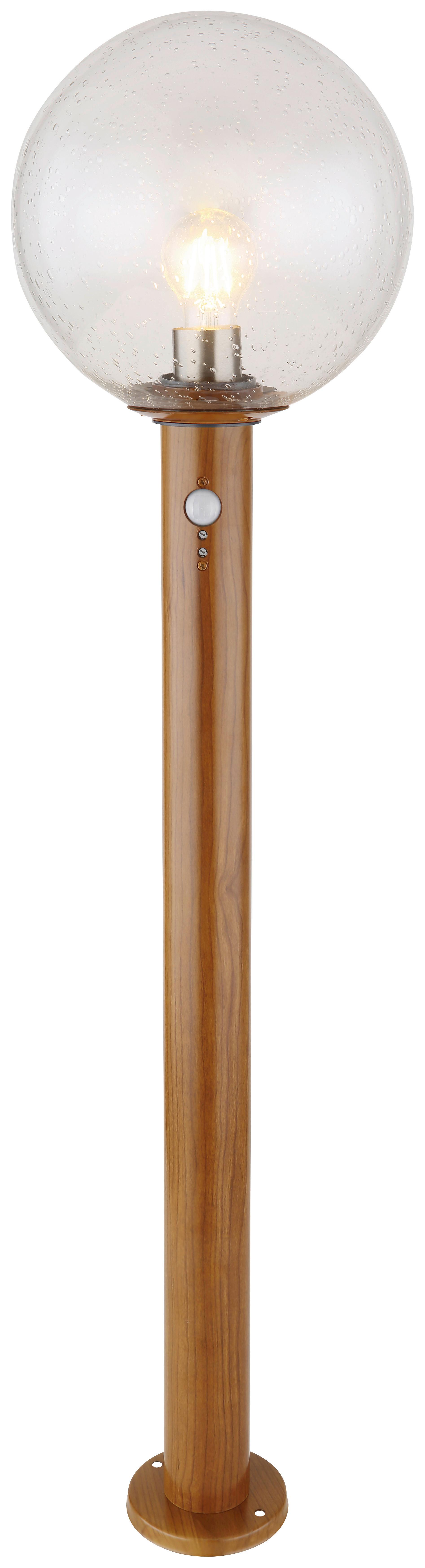 Außenleuchte Ossy 15 Watt Glas - Klar/Naturfarben, Basics, Glas/Metall (25/100cm) - Globo