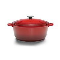 hrniec na pečenie ELISA - L - červená, Konventionell, kov (28/12cm) - Modern Living