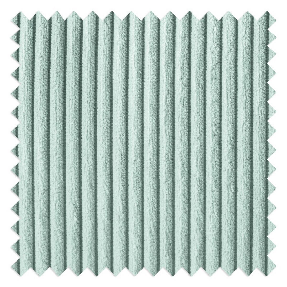 Sitzkissen Cordy, Aqua B: 128 cm - Weiß, MODERN, Textil (128/40/128cm) - Trendmanufaktur