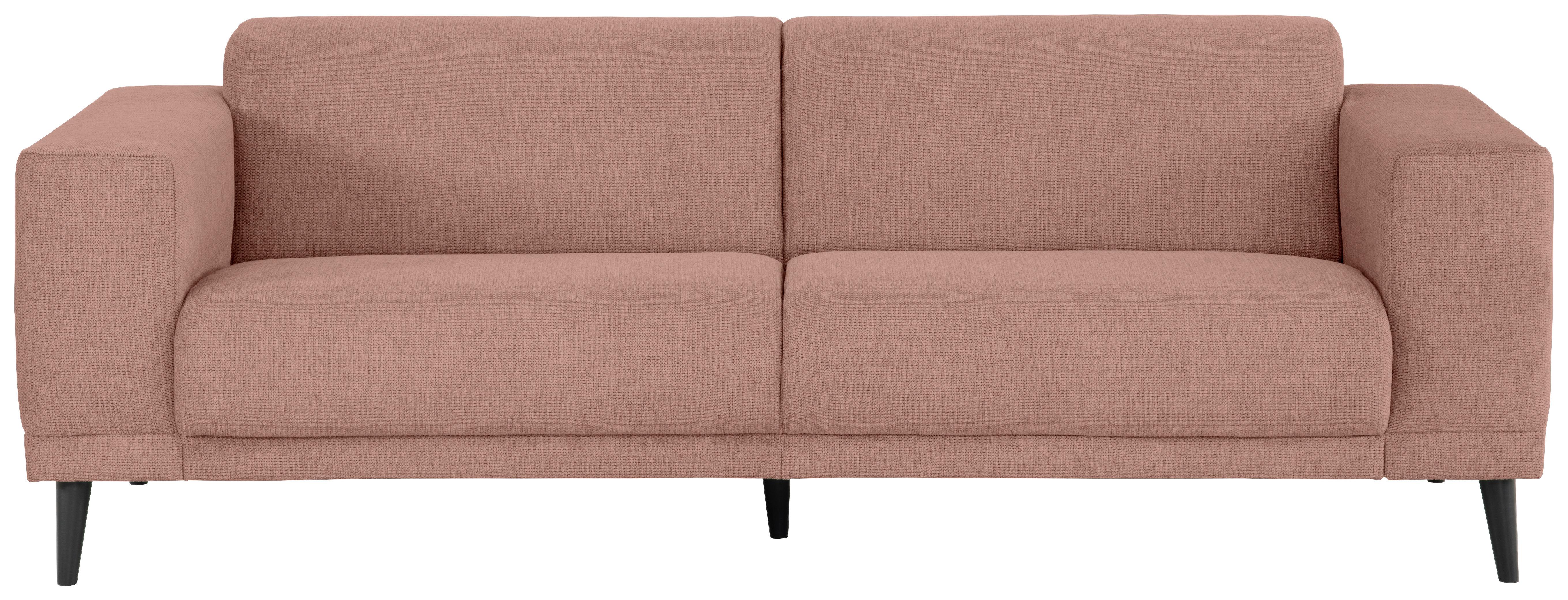 3-Sitzer-Sofa Oslo Taupe B: 218 cm - Taupe/Schwarz, Design, Textil (218/77/93cm) - MID.YOU