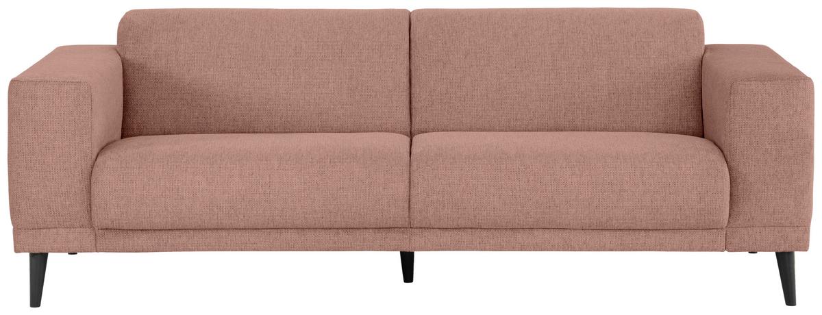3-Sitzer-Sofa Oslo Taupe B: 218 cm - Taupe/Schwarz, Design, Textil (218/77/93cm) - MID.YOU