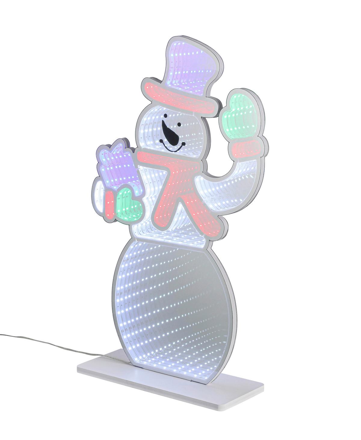 Led-dekoleuchte Fritz - Chromfarben/Weiß, Basics, Kunststoff (12/34/55cm) - James Wood