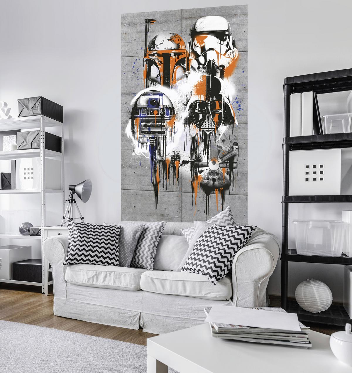 Vliestapete Star Wars Celebrate The Galaxy - Multicolor, Basics (120/200cm) - Komar