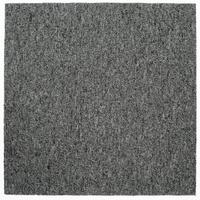 Teppichfliese Dunkelgrau Mustang 50x50 cm Florhöhe 3 mm - Dunkelgrau, Basics, Textil (50/50cm)