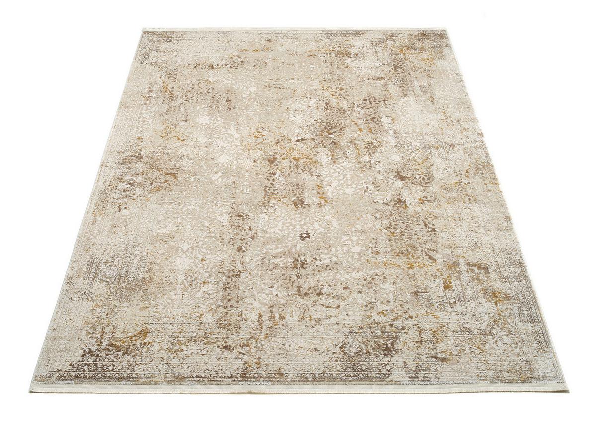Webteppich Avignon Goldfarben/Beige 120x180 cm - Beige/Goldfarben, Design, Textil (120/180cm) - Dieter Knoll