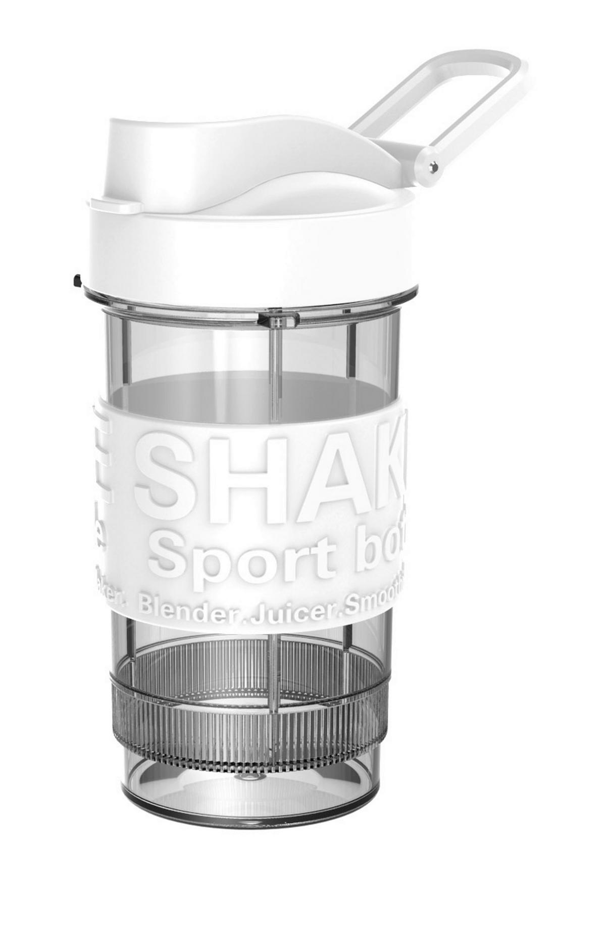 Standmixer Smooth 500 W 1,5 L + Behälter - Edelstahlfarben/Schwarz, Kunststoff (18/37,5/15,3cm) - Silva Homeline