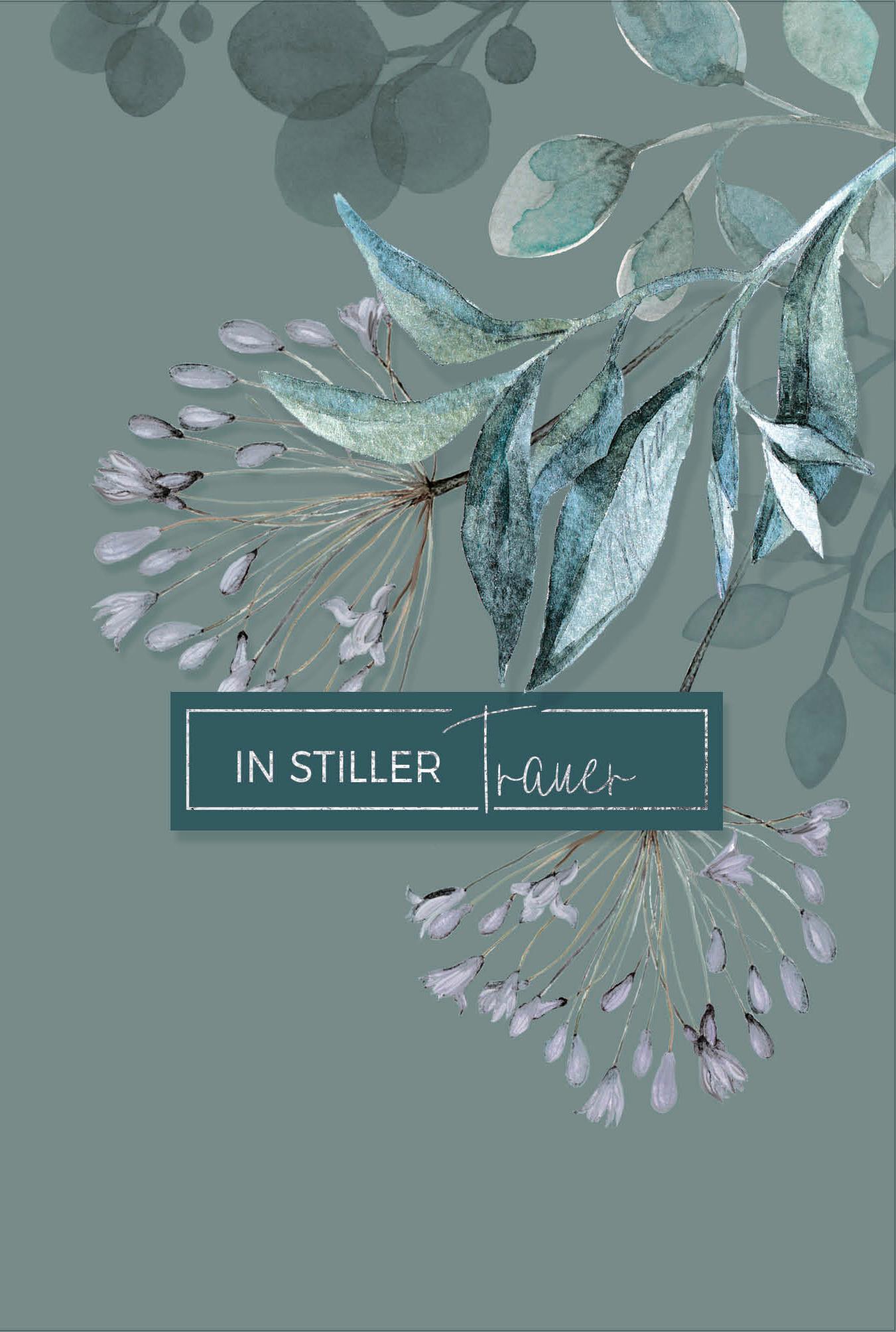 Billett Trauer Blume