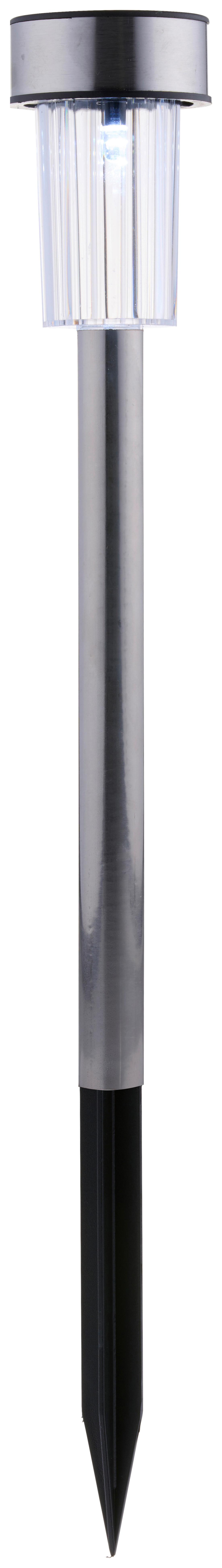 Solarleuchte Grundig 10er-Set - Silberfarben/Schwarz, Basics, Kunststoff/Metall (20.5/12.5/10cm) - Grundig