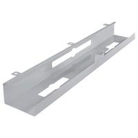 Káblový kanál Stříbrný - barvy stříbra, Basics, kov (80/13/7cm) - MID.YOU