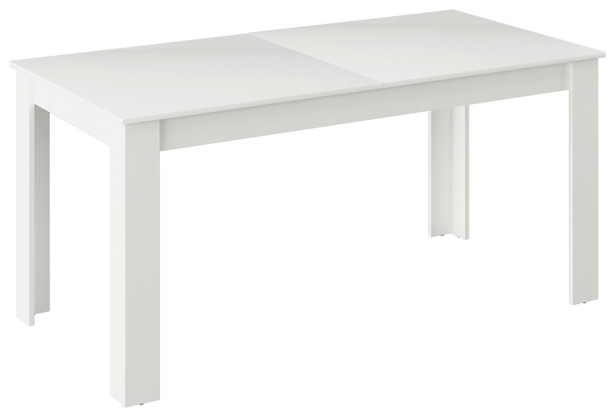 . . - bílá, Moderní, kompozitní dřevo (160-207/75,5/80cm)