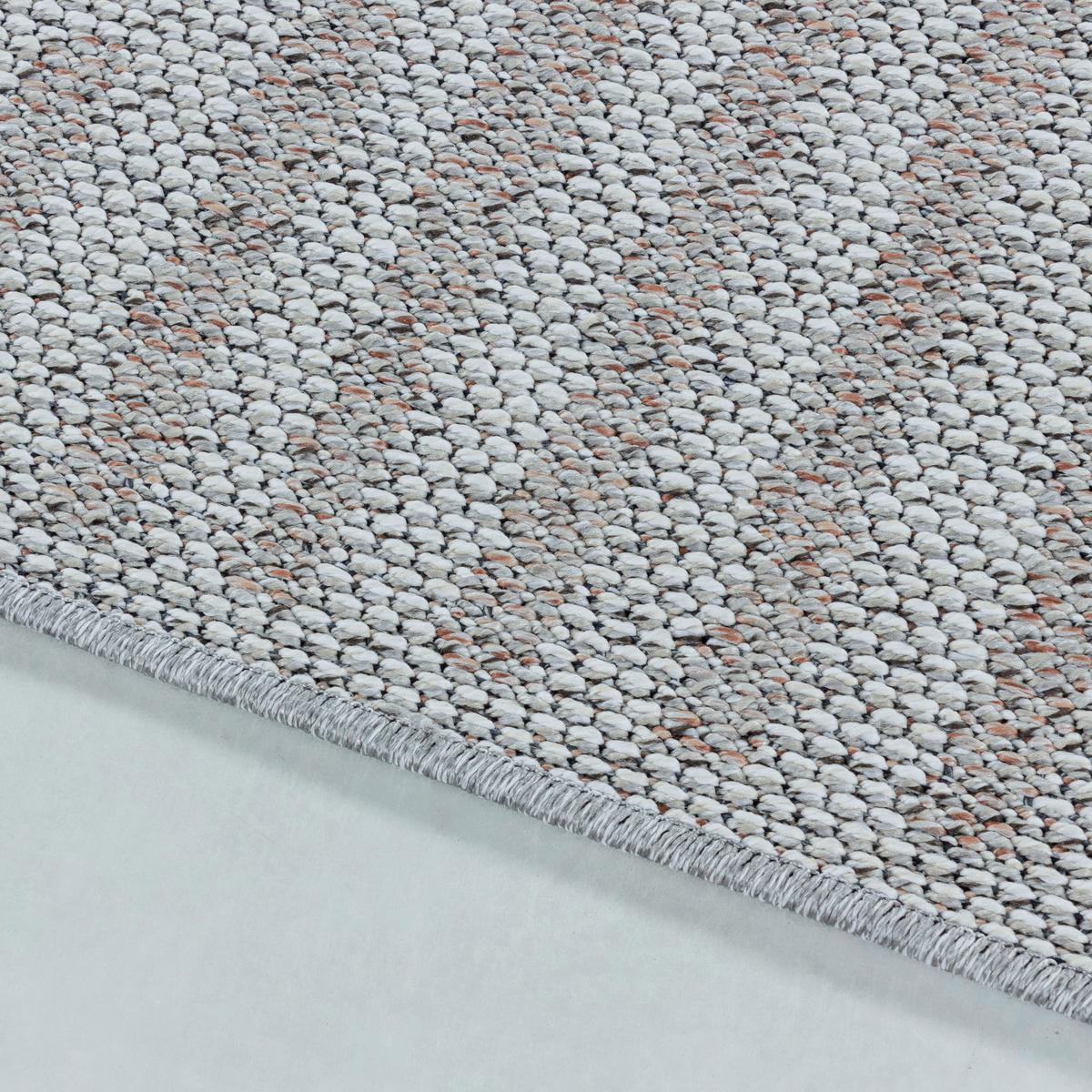 Flachwebteppich Aruba - Pink, Design, Textil (80/250cm) - Novel