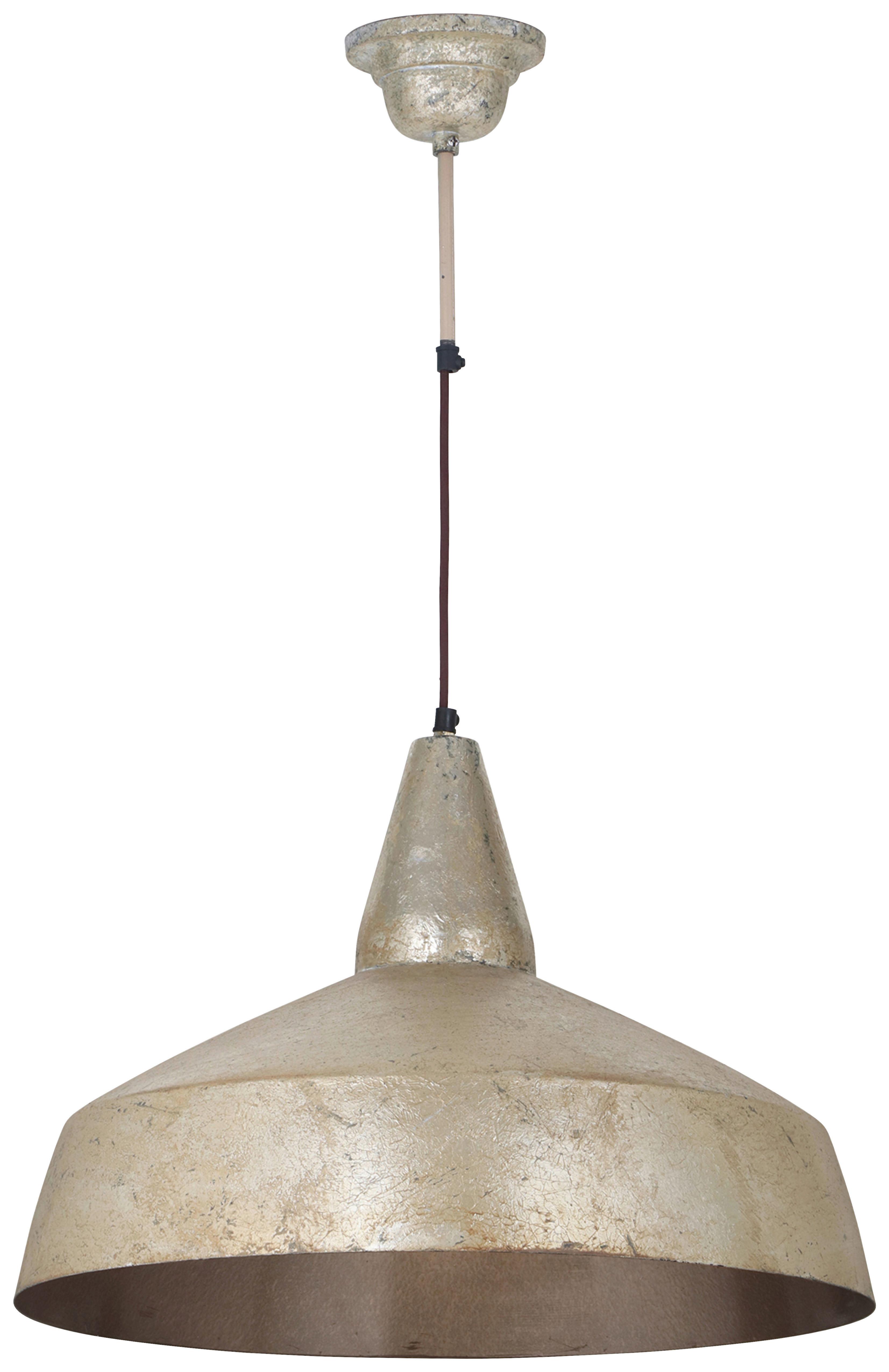Hängeleuchte Harlow 125 Gold - Goldfarben, Basics, Metall (49,5/59,5/33cm) - Kayoom