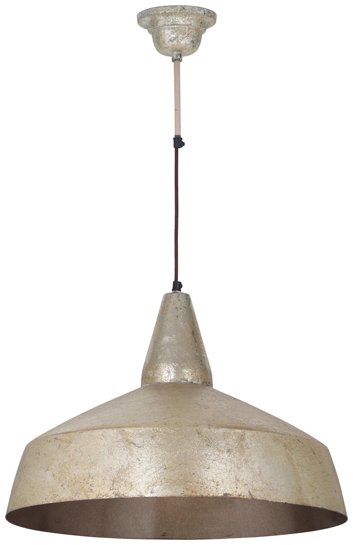 Hängeleuchte Harlow 125 Gold - Goldfarben, Basics, Metall (49,5/59,5/33cm) - Kayoom