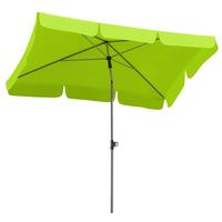 Sonnenschirm 120x240x180 cm Apfelgrün - Silberfarben/Hellgrün, Basics, Textil/Metall (120/240/180cm) - Schneider