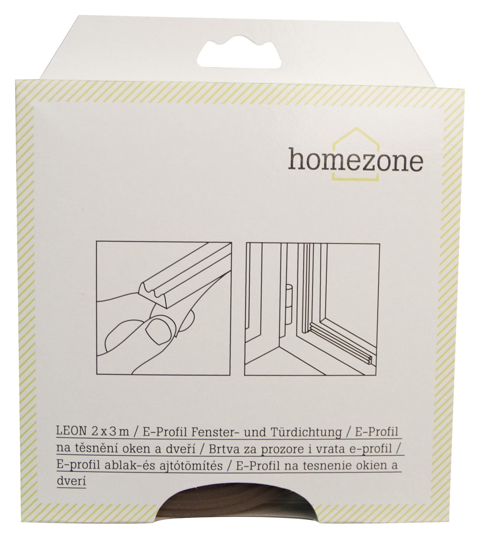 Dichtungsband Fenster/tür Leon Braun Kunststoff Selbstklebend - Braun, KONVENTIONELL, Kunststoff (6cm) - Homezone