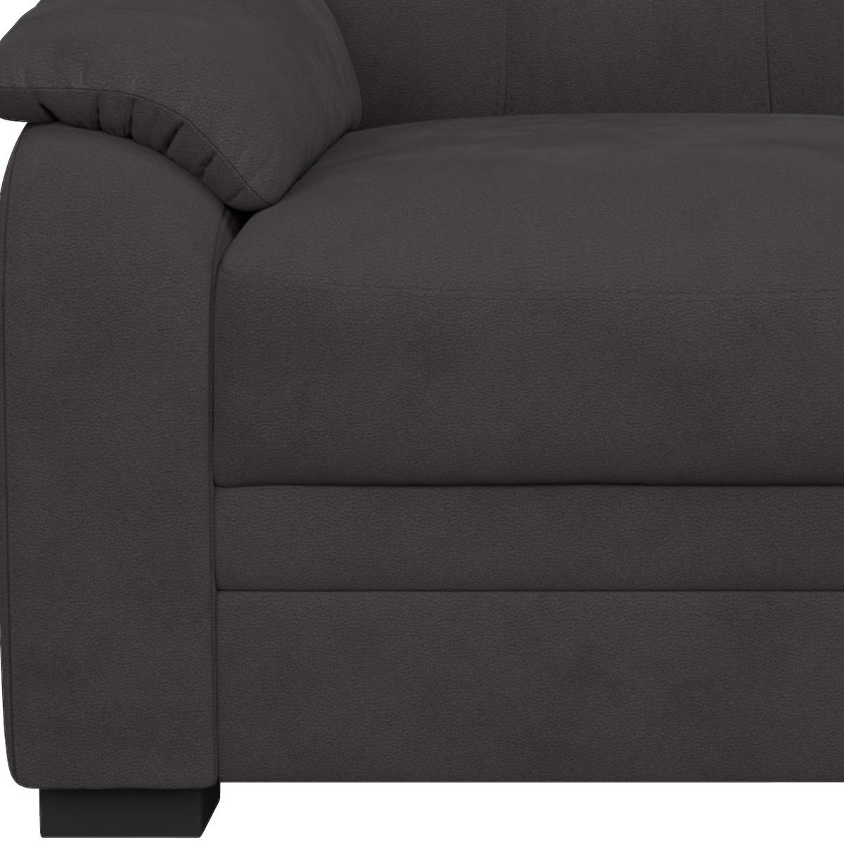 2-sitzer-sofa Marcus Sparta Anthrazit - Anthrazit/Schwarz, Basics, Textil (138/99/99cm) - MID.YOU