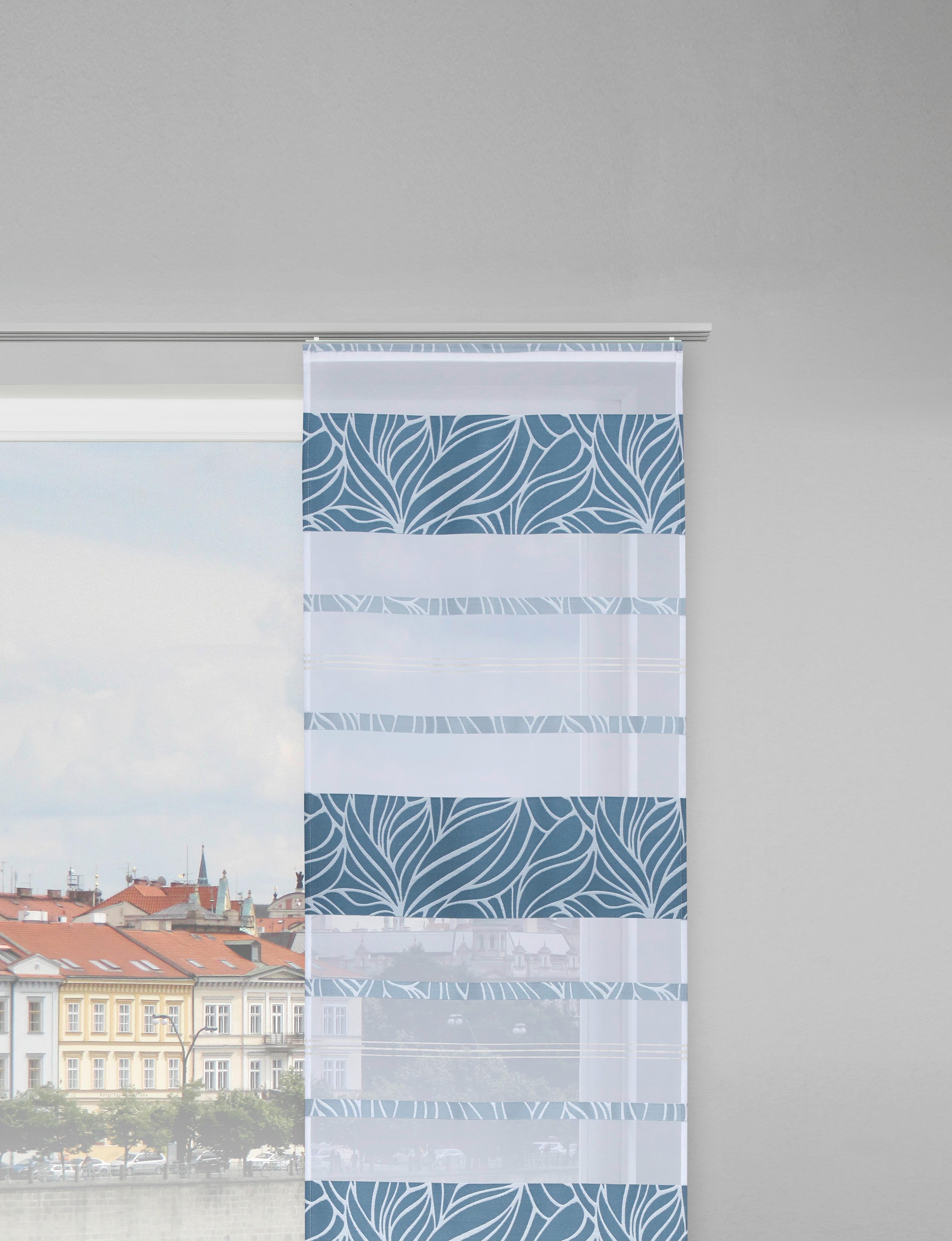 PANELOVÝ ZÁVES ANITA - jadeitovozelená, Konventionell, textil (60/245cm) - Modern Living