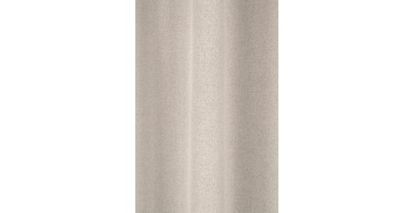 Vorhang mit Band Marlen 135x245 cm Greige - Greige, MODERN, Textil (135/245cm) - Luca Bessoni