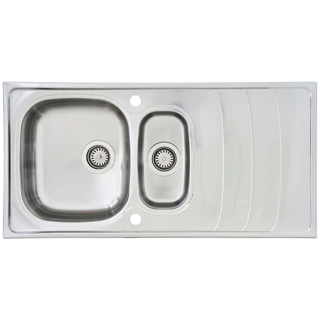 Spüle Respekta Edelstahl Bxt: 100x50 cm