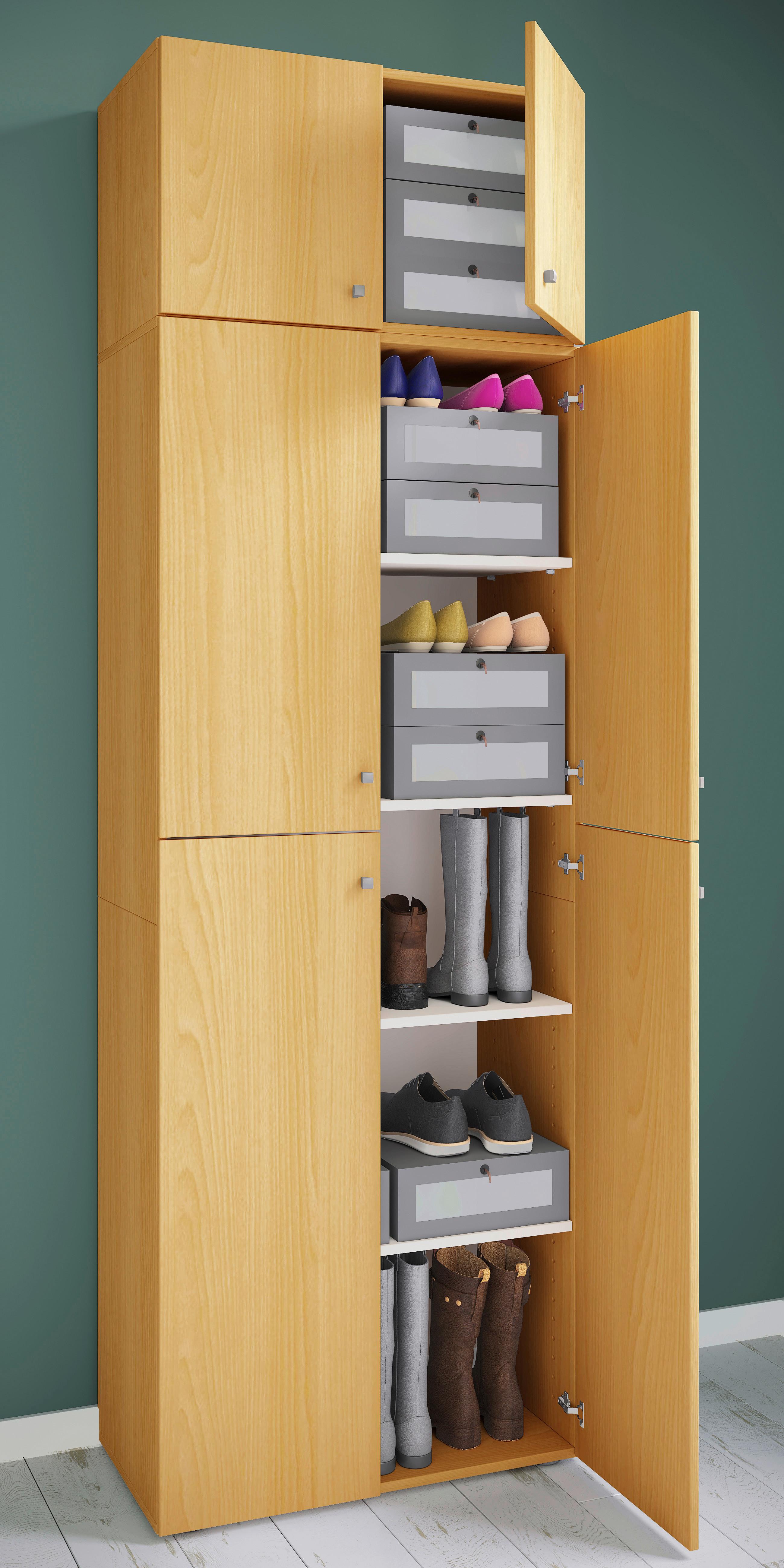 Drehtürenschrank B: 70 Cm Lona Xxl Buche Dekor - Buchefarben, MODERN, Holzwerkstoff (70/223/39cm) - MID.YOU