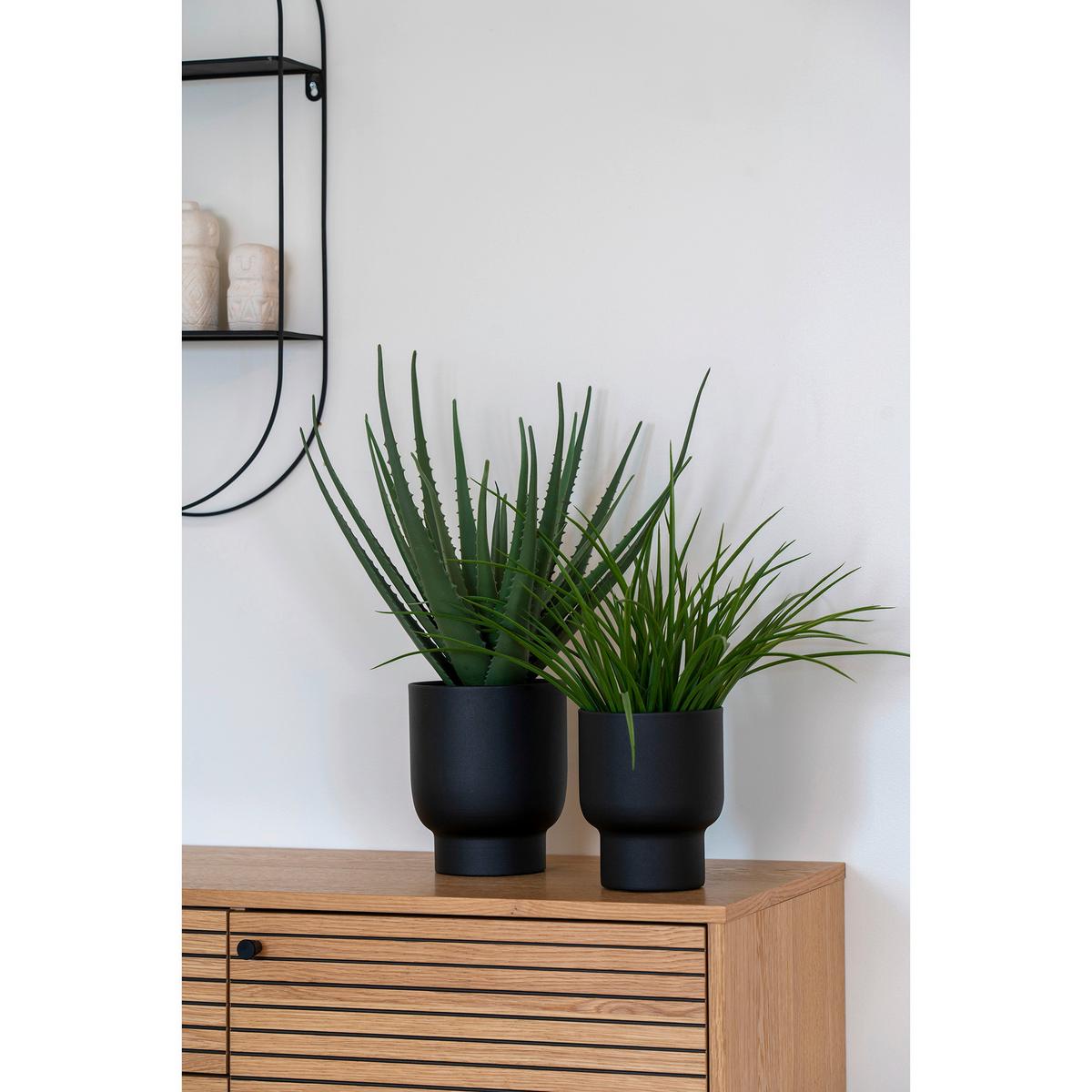 Kunstpflanze Aloe Vera Grün B: 30,5 cm - Grün, Design (30.5/51/30.5cm)