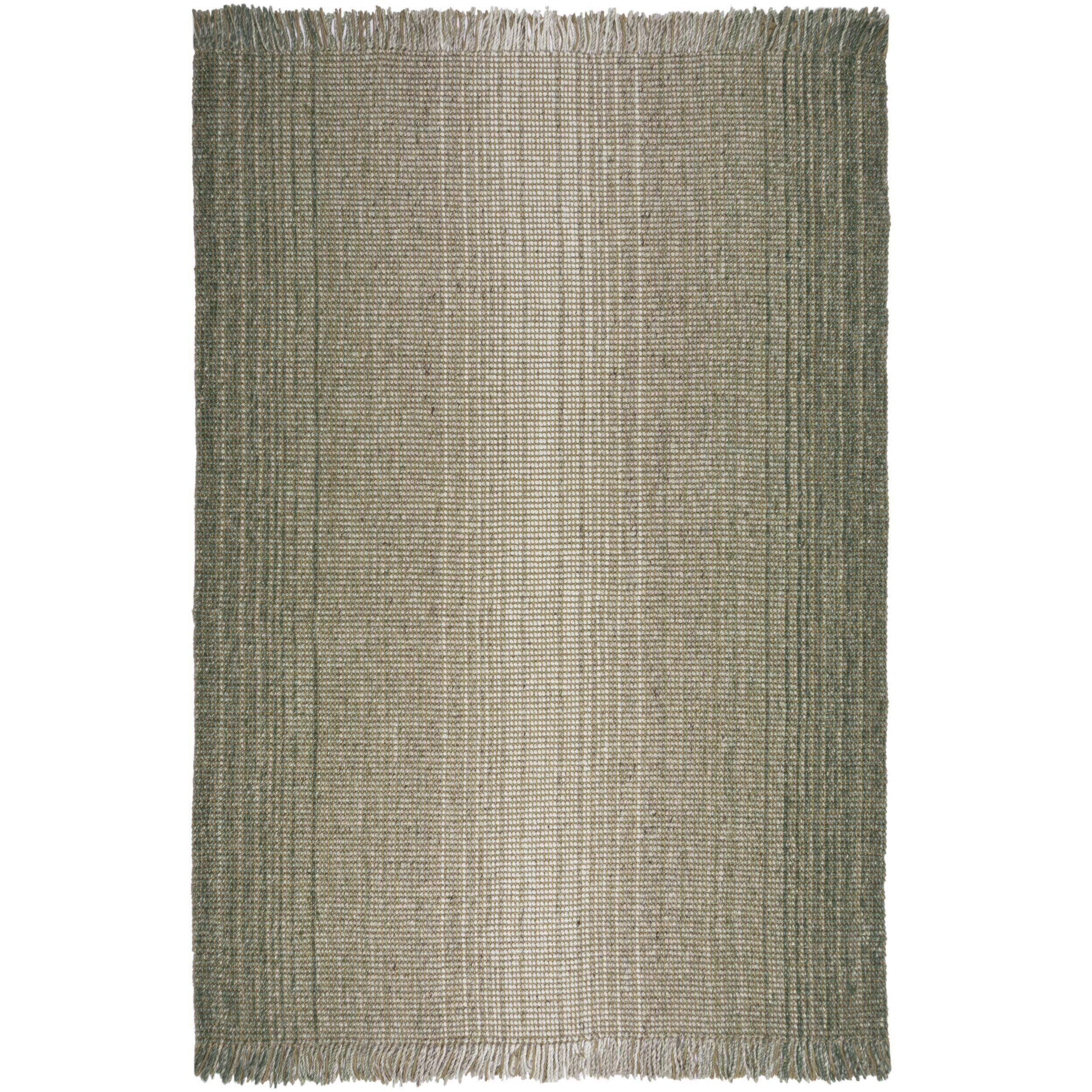 Handwebteppich Ombre - Grün, KONVENTIONELL, Textil (60/110cm)