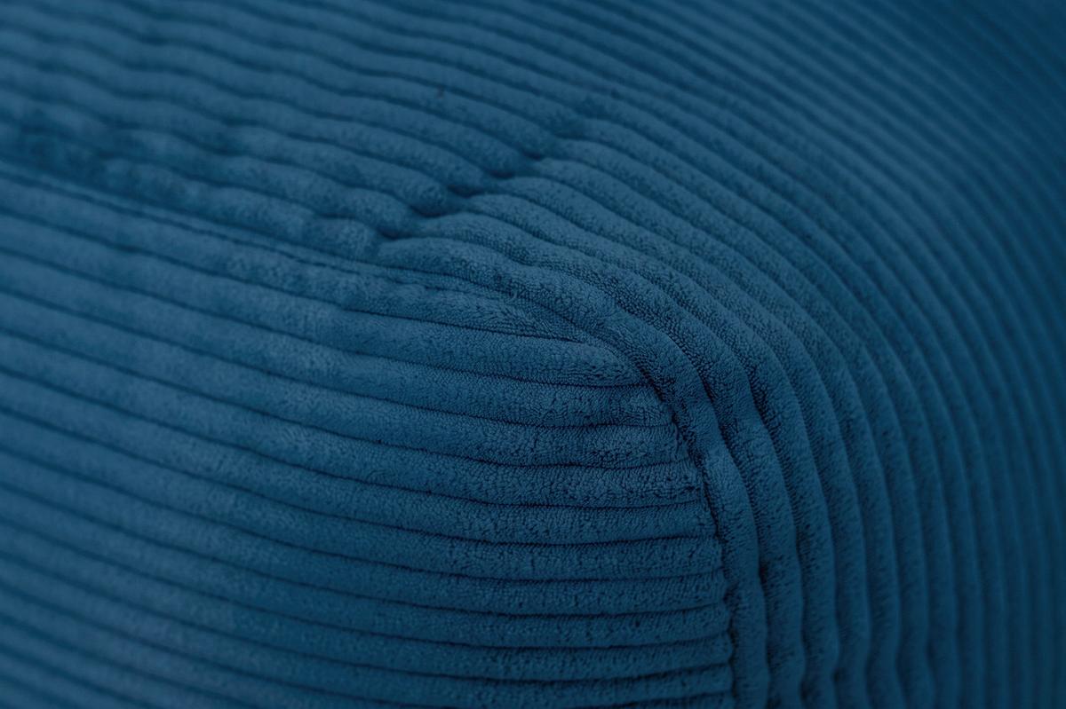 Sitzsack Cubi Cord dunkelblau,Indoor,B: 60cm - Dunkelblau, Basics, Textil (60/40/50cm)