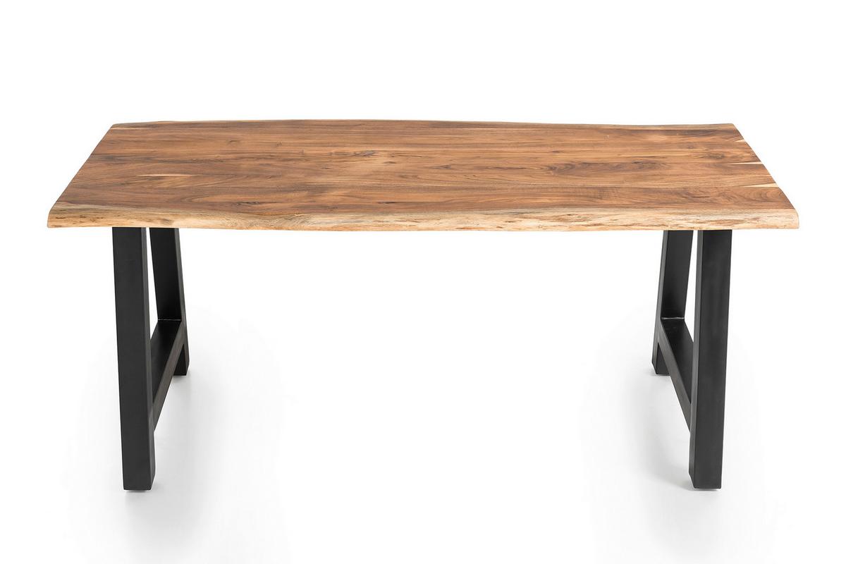 Esstisch Naturfarben/schwarz B: 140 Cm - Schwarz/Naturfarben, MODERN, Holz/Metall (140/80/76,5cm) - Livetastic