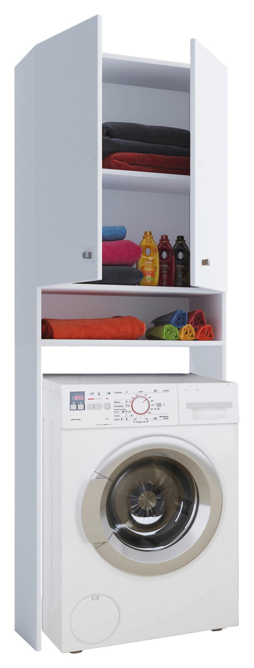 Überbauregal Lona B: 64,2cm Weiß Dekor