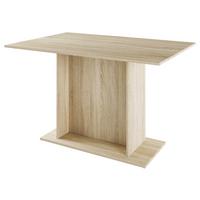 Étkezőasztal Siela - Sonoma tölgy, Konventionell, faalapú anyag (120/74/80cm)