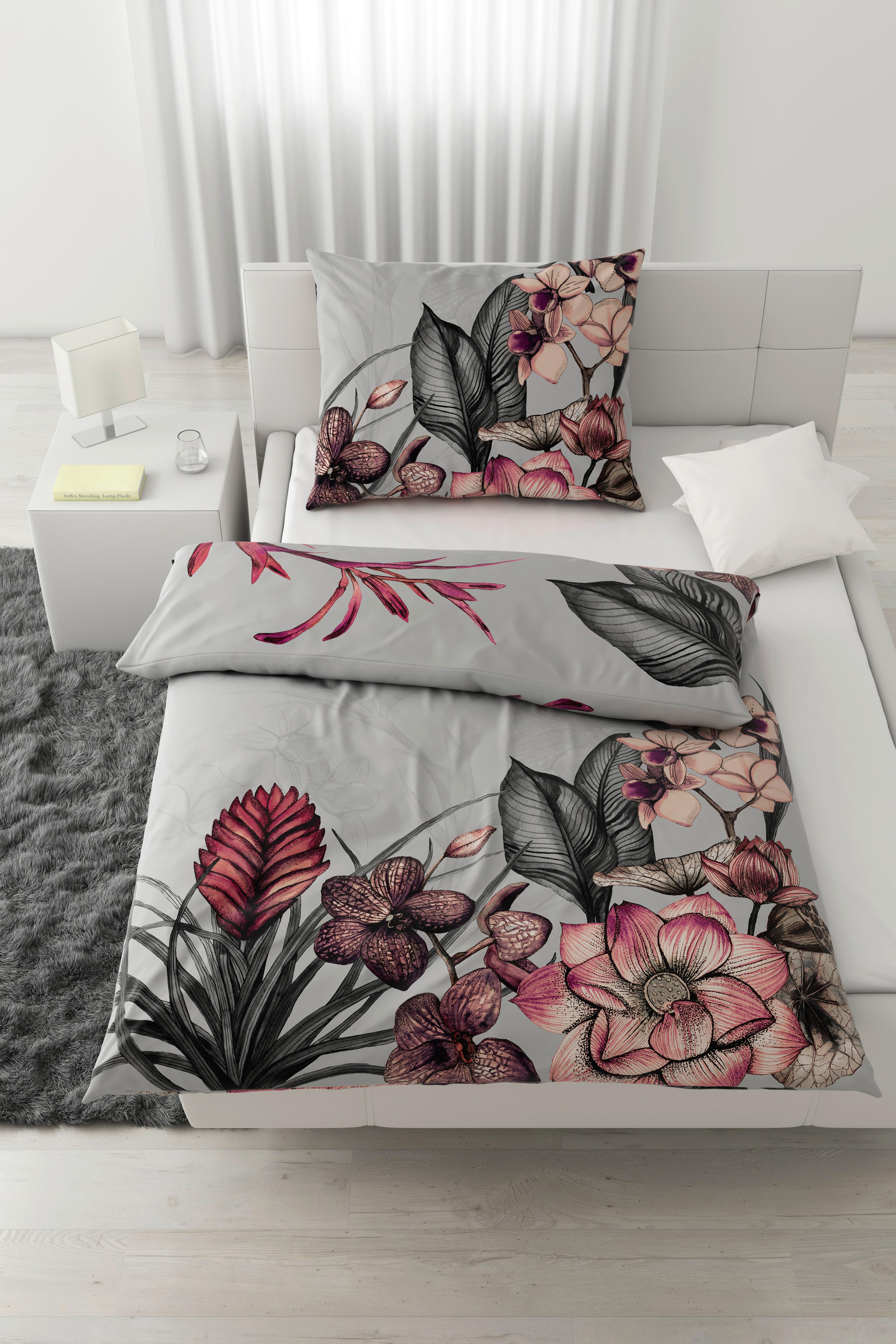 POVLEČENÍ CARTAXO, 70x90/140x200cm - šedá, Lifestyle, textil (140/200cm) - Modern Living