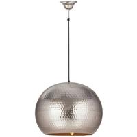 Hängeleuchte Fabricia 200 Nickel - Nickelfarben, Basics, Metall (47/35cm) - Kayoom