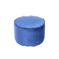 Taburetka zamat, modrá - modrá, Basics, textil (47/32/47cm)