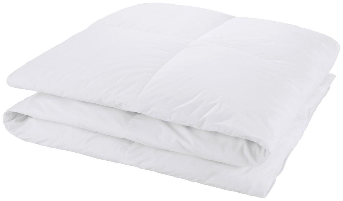 DAUNENDECKE MITTEL / 3 WÄRMEPUNKTE - Weiß, LIFESTYLE, Textil (140/200cm)