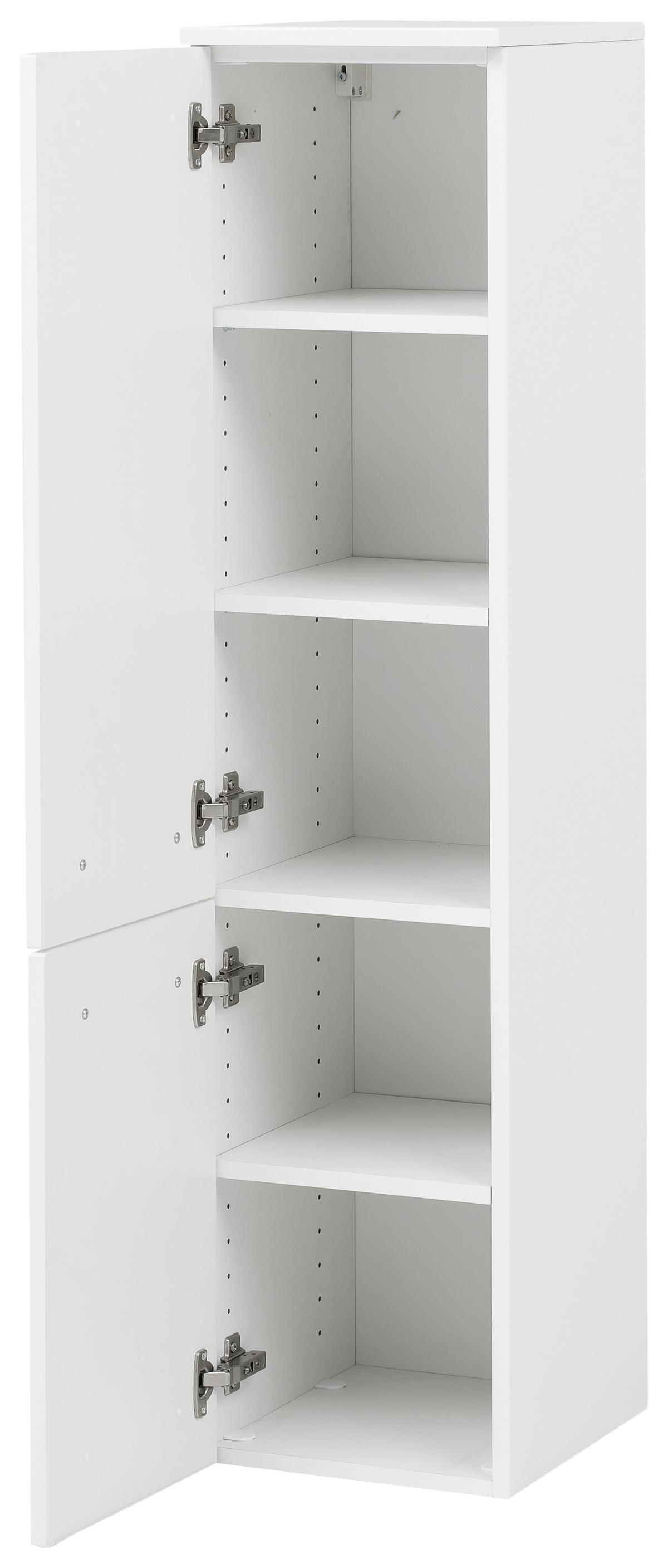 Midischrank Stockholm B: 30 cm Weiß - Weiß, KONVENTIONELL, Holzwerkstoff (30/130/35cm) - Held