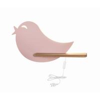 Kinderwandleuchte 21-85054 Bird - Pink, Basics, Holz/Holzwerkstoff (40/12/21.5cm)