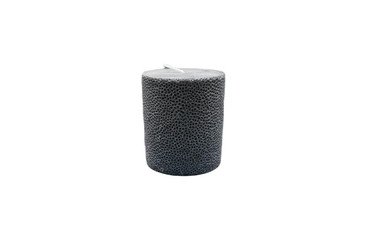 VÁLCOVÁ SVÍČKA DOTS - bílá/starorůžová (8/9cm) - Premium Living